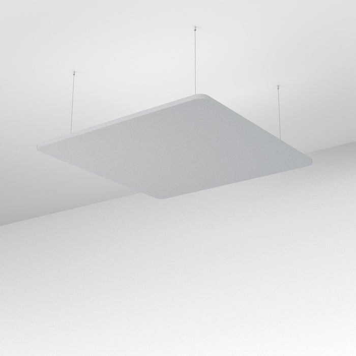 Acoustic Floating Ceiling Panel Square - Choice of Colours Light Grey BVAFPS1212LG