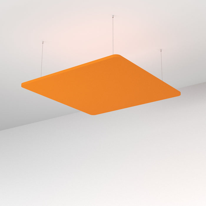 Acoustic Floating Ceiling Panel Square - Choice of Colours Orange BVAFPS1212OO