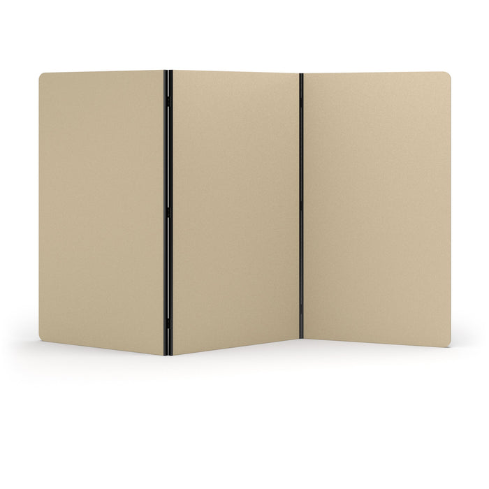 Acoustic Freestanding Partition 1000x1800mm (3 Panels) Dark Camel BVAPARTORIGINALDC