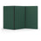 Acoustic Freestanding Partition 1000x1800mm (3 Panels) Forest Green BVAPARTORIGINALFG