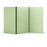 Acoustic Freestanding Partition 1000x1800mm (3 Panels) Leaf Green BVAPARTORIGINALLF