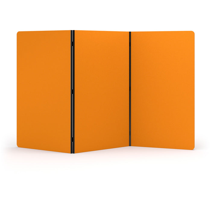 Acoustic Freestanding Partition 1000x1800mm (3 Panels) Orange BVAPARTORIGINALOO