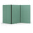 Acoustic Freestanding Partition 1000x1800mm (3 Panels) Turquoise BVAPARTORIGINALTQ