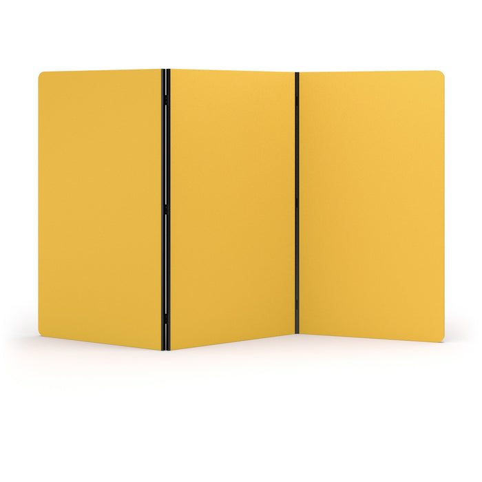 Acoustic Freestanding Partition 1000x1800mm (3 Panels) Yellow BVAPARTORIGINALYY
