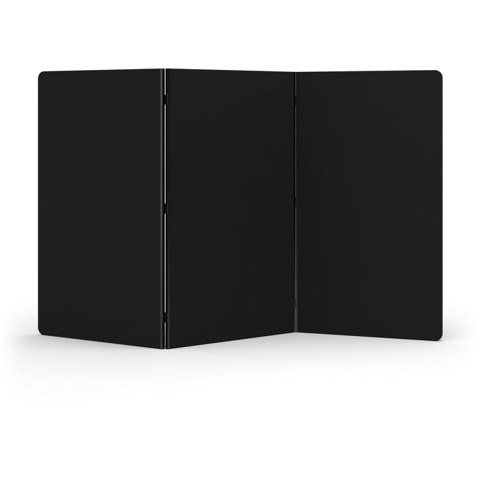 Acoustic Freestanding Partition, 3 Panels - Choice of Colours Black BVAPARTORIGINALBB