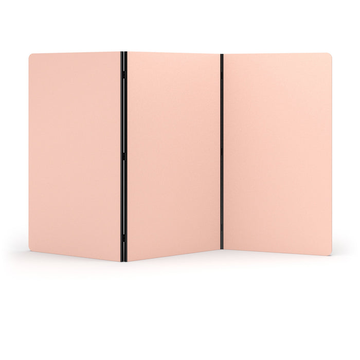 Acoustic Freestanding Partition, 3 Panels - Choice of Colours Blush Pink BVAPARTORIGINALBP