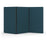 Acoustic Freestanding Partition, 3 Panels - Choice of Colours Pageant Blue BVAPARTORIGINALPG