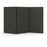 Acoustic Freestanding Partition, 3 Panels - Choice of Colours Sesame Grey BVAPARTORIGINALSG