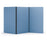 Acoustic Freestanding Partition, 3 Panels - Choice of Colours Sky Blue BVAPARTORIGINALSB