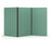 Acoustic Freestanding Partition, 3 Panels - Choice of Colours Turquoise BVAPARTORIGINALTQ
