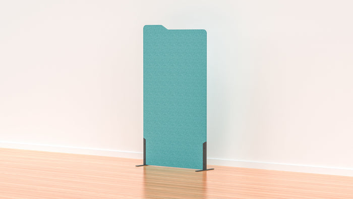 Acoustic Freestanding Partition Milford 1000x1800mm (1 Panel) with 2 feet Turquoise BVAPART1MILFORDTU