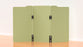 Acoustic Freestanding Partition Milford 1000x1800mm (3 Panels) 4 feet Leaf Green BVAPART3MILFORD-4LF