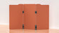 Acoustic Freestanding Partition Milford 1000x1800mm (3 Panels) 4 feet Rust BVAPART3MILFORD-4RU