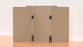 Acoustic Freestanding Partition Milford 1000x1800mm (3 Panels) No Feet Dark Camel BVAPART3MILFORDDC