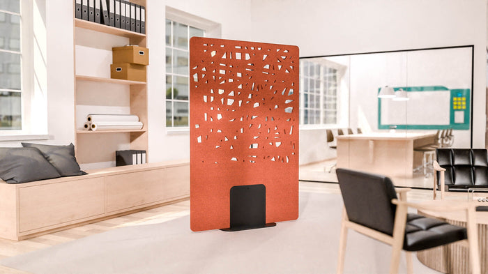 Acoustic Satori Divider Cross 1200 x 1800mm Rust BVAPARTSATORICRORU