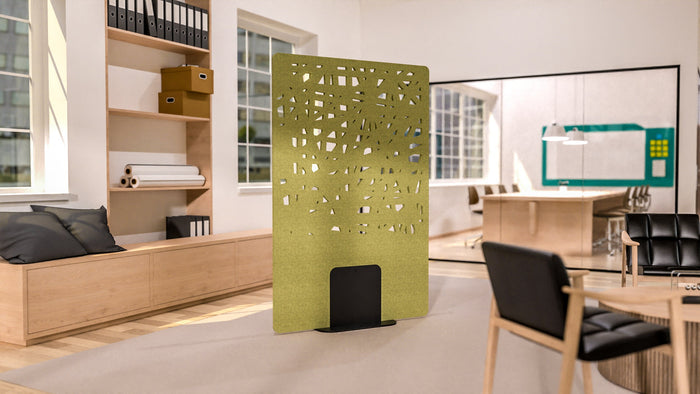 Acoustic Satori Divider Cross 1200 x 1800mm Sage BVAPARTSATORICROSE