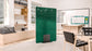 Acoustic Satori Divider Screen Blizzard 1200 x 1800mm Forest Green BVAPARTSATORIBLIFG