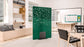 Acoustic Satori Divider Screen Bubbles 1200 x 1800mm Forest Green BVAPARTSATORIBUBFG