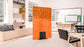 Acoustic Satori Divider Screen Bubbles 1200 x 1800mm Orange BVAPARTSATORIBUBOO