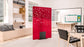 Acoustic Satori Divider Screen Bubbles 1200 x 1800mm Wine BVAPARTSATORIBUBWI