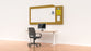 Acoustic Whiteboard Milford 1200mm x 1500mm, with Pinboard - Choice of Colours Mustard BVAW1215MUMILFORD