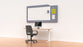 Acoustic Whiteboard Milford 1200mm x 2400mm, with Pinboard - Choice of Colours