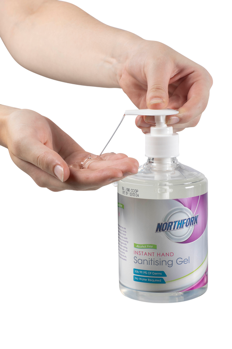 Northfork Instant Hand Sanitizer Alcohol Free 500ml x 12's pack
