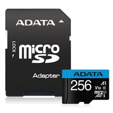 Adata ADATA Premier microSDXC UHS-I A1 V10 Card with Adapter 256GB DVFS354-Y56