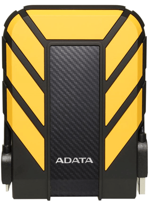 ADATA HD710 Pro Durable USB3.1 External HDD 1TB Yellow DVDRA502