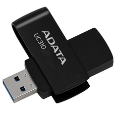 ADATA UC310 Swivel USB3.2 64GB Black Flash Drive DVFP377-B64