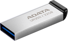 ADATA UR350 USB3.2 32GB Flash Drive Nickel/Black DVFP208-X32