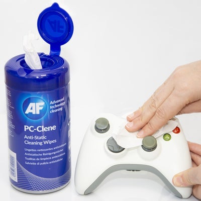 AF PC Clene Anti-Static PC Wipes, Tub of 100 DVCL115