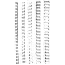 Wire Binding Coil 21 Rings 8mm Silver