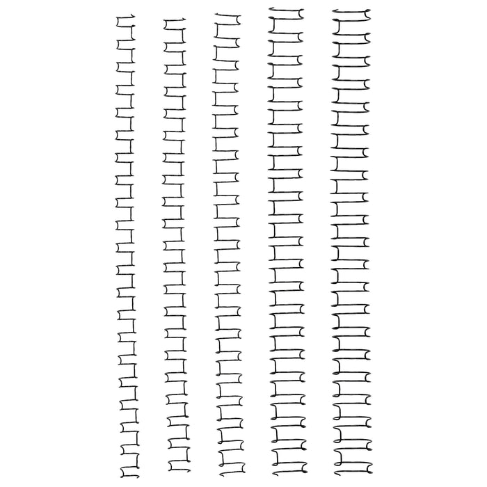 Wire Binding Coil 21 Rings 8mm Silver