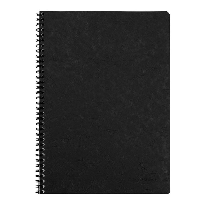 Age Bag Spiral Notebook A4 Lined Black FPC781451C