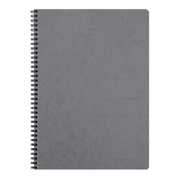 Age Bag Spiral Notebook A4 Lined Grey FPC781455C