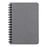 Age Bag Spiral Notebook Pocket Lined Grey FPC785965C