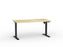 Agile Boost Electric Height Adjustable Desk, Black Frame, 1500mm x 800mm (Choice of Worktop Colours) Atlantic Oak KG_AGEBSSD158B_AO