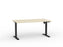 Agile Boost Electric Height Adjustable Desk, Black Frame, 1500mm x 800mm (Choice of Worktop Colours) Nordic Maple KG_AGEBSSD158B_NM