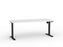 Agile Boost Electric Height Adjustable Desk, Black Frame, 1800mm x 800mm (Choice of Worktop Colours) White KG_AGEBSSD188B_W