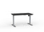 Agile Boost Electric Height Adjustable Desk, Silver Frame, 1200mm x 700mm (Choice of Worktop Colours) Black KG_AGEBSSD127S_B