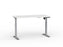 Agile Boost Electric Height Adjustable Desk, Silver Frame, 1500mm x 800mm (Choice of Worktop Colours)