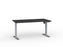 Agile Boost Electric Height Adjustable Desk, Silver Frame, 1500mm x 800mm (Choice of Worktop Colours) Black KG_AGEBSSD158S_B