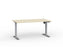 Agile Boost Electric Height Adjustable Desk, Silver Frame, 1500mm x 800mm (Choice of Worktop Colours) Nordic Maple KG_AGEBSSD158S_NM