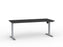 Agile Boost Electric Height Adjustable Desk, Silver Frame, 1800mm x 800mm (Choice of Worktop Colours) Black KG_AGEBSSD188S_B