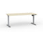 Agile Boost Electric Height Adjustable Desk, Silver Frame, 1800mm x 800mm (Choice of Worktop Colours) Nordic Maple KG_AGEBSSD188S_NM
