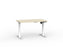 Agile Boost Electric Height Adjustable Desk, White Frame, 1200mm x 700mm (Choice of Worktop Colours) Nordic Maple KG_AGEBSSD127W_NM