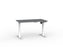 Agile Boost Electric Height Adjustable Desk, White Frame, 1200mm x 700mm (Choice of Worktop Colours) Silver KG_AGEBSSD127W_S