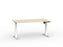 Agile Boost Electric Height Adjustable Desk, White Frame, 1500mm x 800mm (Choice of Worktop Colours) Nordic Maple KG_AGEBSSD158W_NM