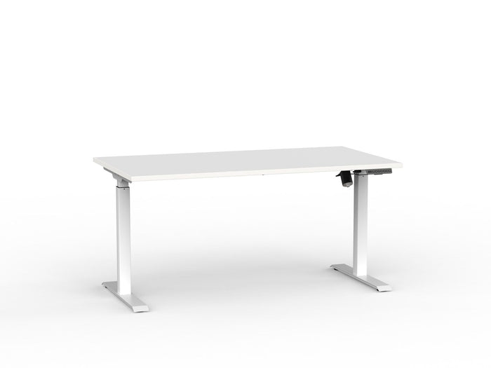 Agile Boost Electric Height Adjustable Desk, White Frame, 1500mm x 800mm (Choice of Worktop Colours) White KG_AGEBSSD158W_W